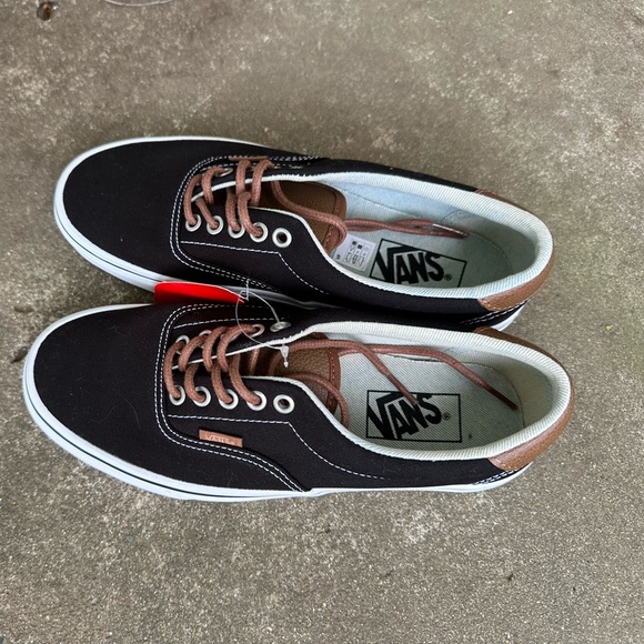 Vans Men's Trainers Low Top Sneakers in black men’s size 6.5 women’s 8 - Picture 4 of 5